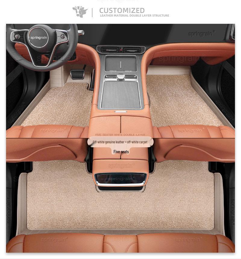 AITO M5 Ultra M7 Pro M8 Max M9 Electric Leather Car Floor Mats