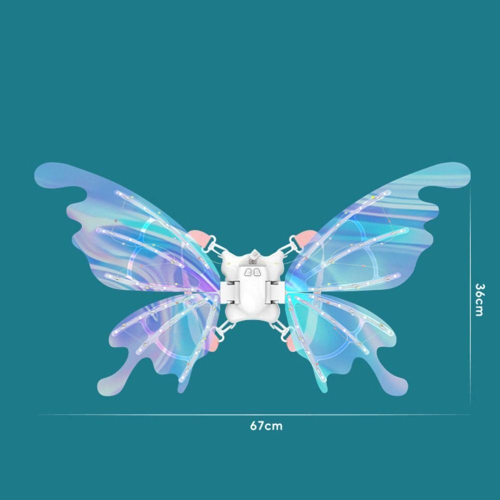 with Light Music Fairy Angel Wing  Halloween Christmas Birthday Party Decor