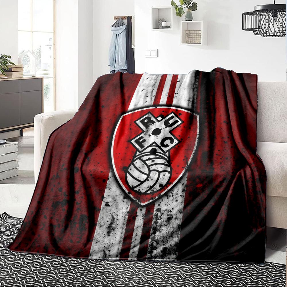 Rotherham United Flannel Blanket, High quality Comfortable for All Seasons, Home Decor, Warmth and Comfort