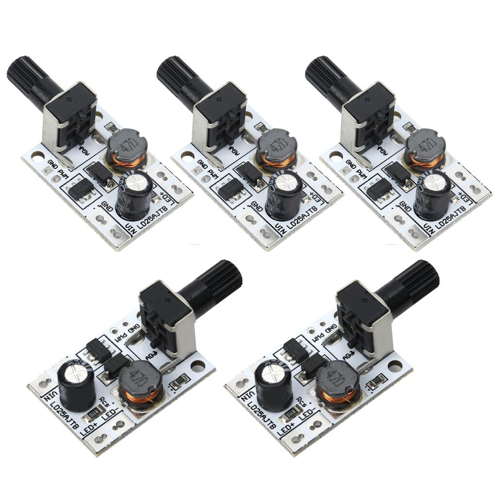 5pcs DC 6?24V 20W Adjustable Brightness LED Driver Switch PWM  Dimmer Controller