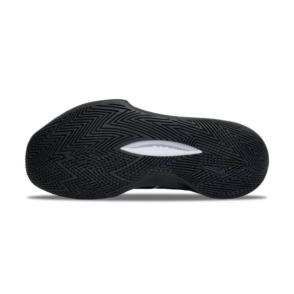 Nike Precision 6 Cushioning Abrasion Resistant Slip Resistant Low top Basketball Shoes Men's Black DD9535-003(team741-)
