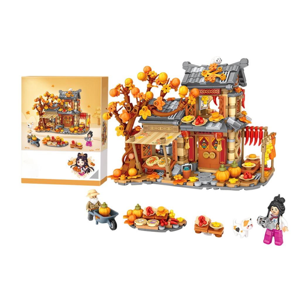 Show House Small   Assembly Building Block House Toys, Girls' Gifts, Children'S Toys