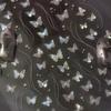 Shell Light White Butterfly Nail Stickers Glitter Adhesive Sticker Art Decoration Cute Diy Salon For Home Use High Quality