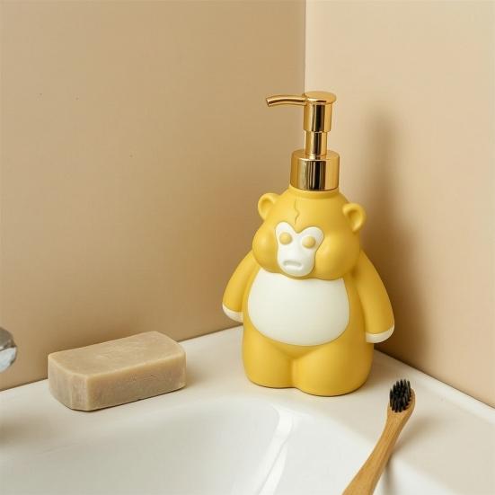 250ml Hand Sanitizer Dispensing Bottle Orangutan Design Liquid Soap Bottle Large