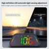 G23 GPS HUD Speedometer Color Backlight Car Head Up Display MPH KMH Time Gauge Compass Time With Overspeed Alarm Car Accessories