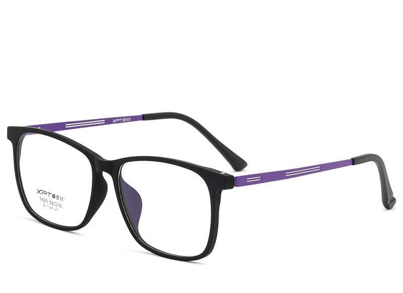 Ultra-light Fashion TR90 Glasses Frame Flexible Pure Titanium Myopia Optical Eyeglasses Frame Men