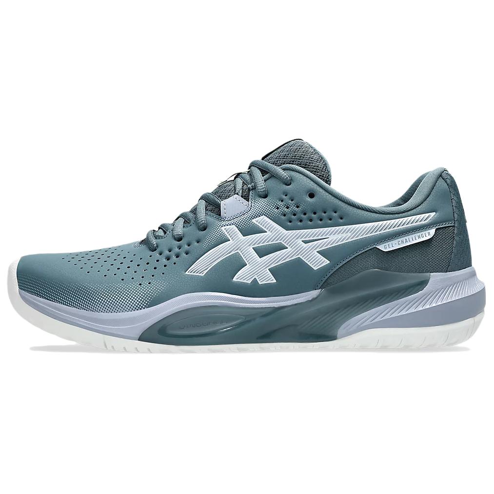 

Asics Gel-Challenger 15 Comfortable Sports Tennis Shoes Men sneaker Gray Blue 1041A510-020 44