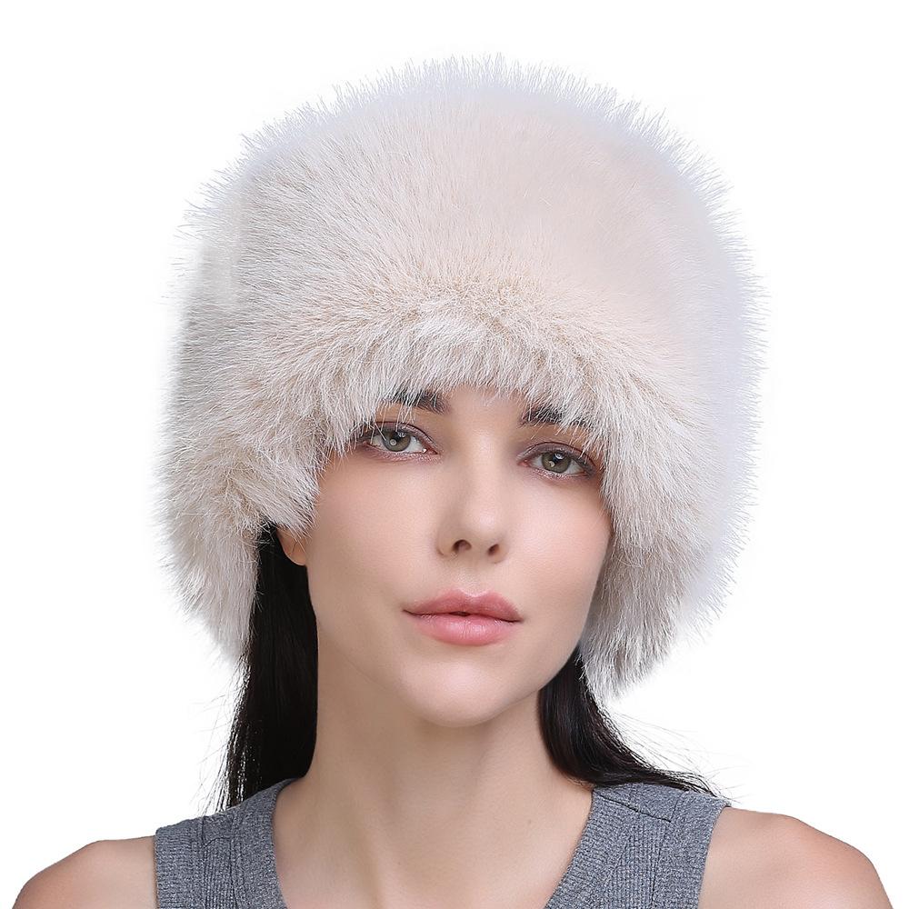 New Imitation Fur Hat Fisherman Hat Autumn And Winter Ear Protection Hat Fashion Pot Hat Plush Warm Hat Women's Hat