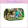 Minecraft Pencil Case With Polyester Material Dual Layer Storage For Kids And Teens