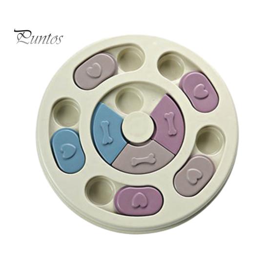 

Кормушка для домашних животных, интерактивная умственная развивающая игрушка-головоломка для корма для собак, IQ тренировка, медленная кормушка для собак, товары для домашних животных Round зелёный