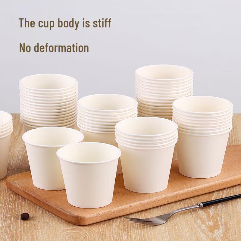 ONYLM Disposable White Paper Cups