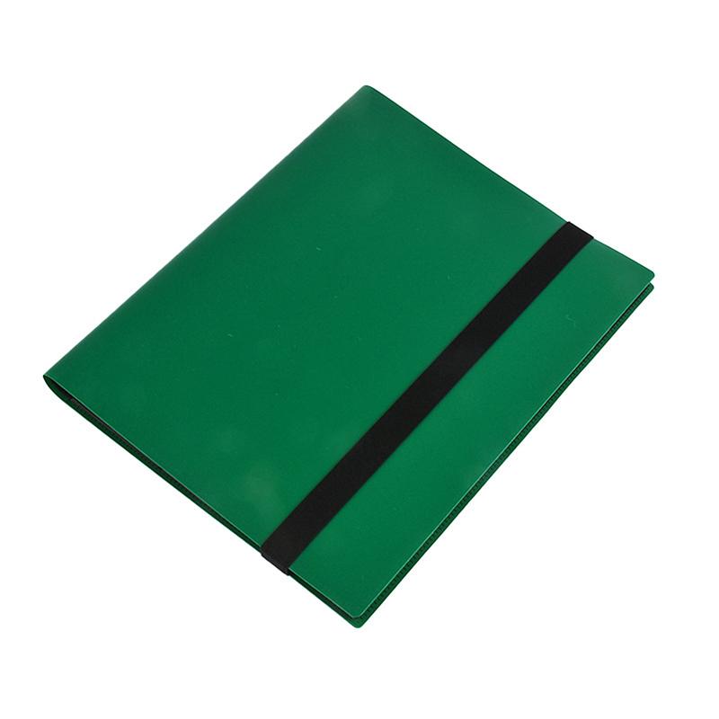 

1 штука 360 тримач для карток 9 кишень Альбом-папка для колекційних карток великої місткості Альбом-папка для карток зелений