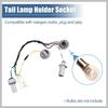 Tail Lamp Holder and Wiring Harness 92450-3Q000 for Hyundai Sonata Sedan Rear Tail Light Lamp Wiring Harness Socket Holder and Wire on Rear Exterior