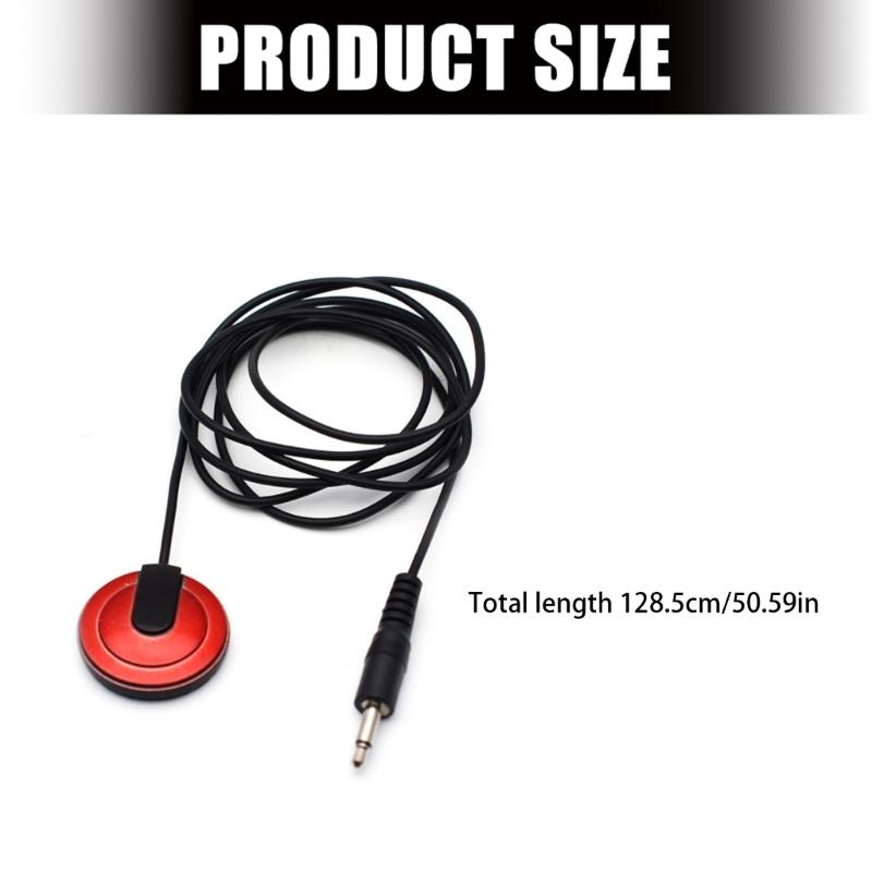 Multipurpose Piezoelectric Pickup Microphones for Guitar Ukulele Sensitive to Vibrations Delivering Authentic Sound