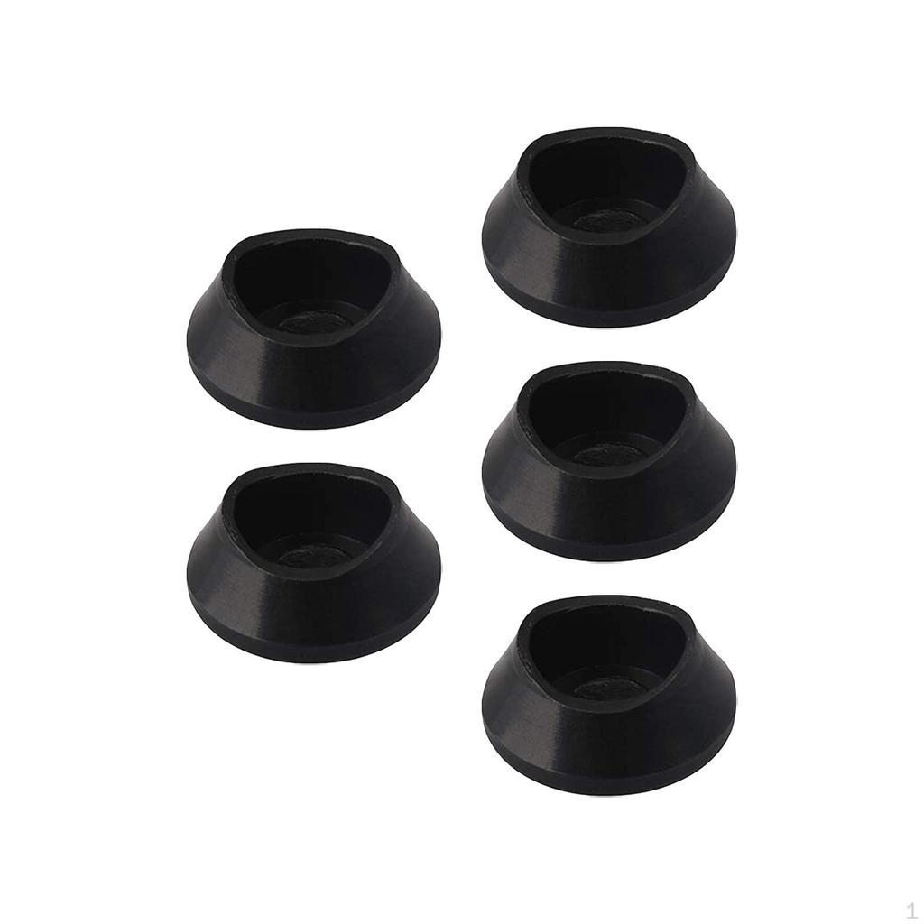 5 Pieces Sax Thumb Rest Button Cover Thumbrest Pad for Replacement Parts Accessory