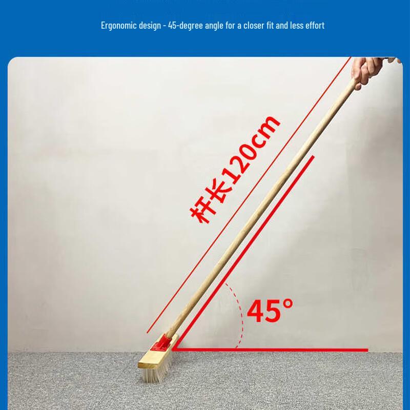 Long Handle Hard Bristle Floor Cleaning Brush