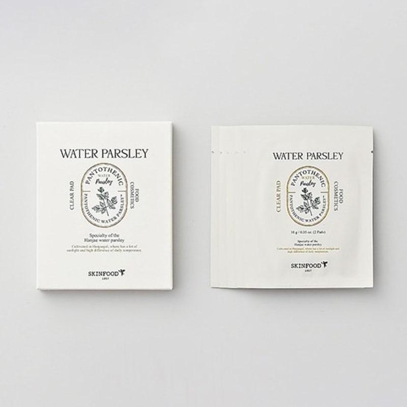 [Skin Food] Pantothenic Water Parsley Pad Set (2 pieces X 5)