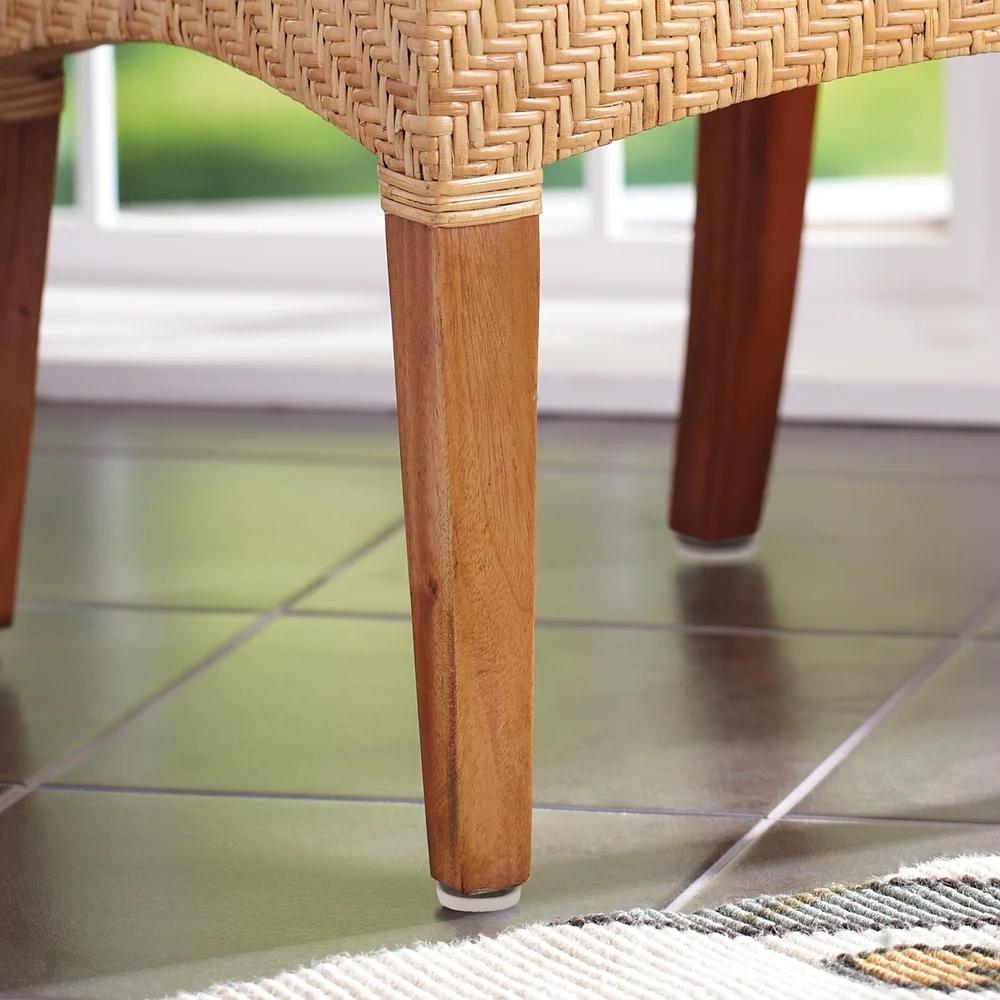 6 Pack 1-1/16 Inch Round Nail On Furniture Glides Plastic Wooden Furniture Reduce Friction Noise Move Smoothly Indoor Use