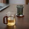 Household Glass Tea Cup Office Men and Women Glass Tea Brewer High Borosilicate Filter Tea Water Separation Three Piece Cup