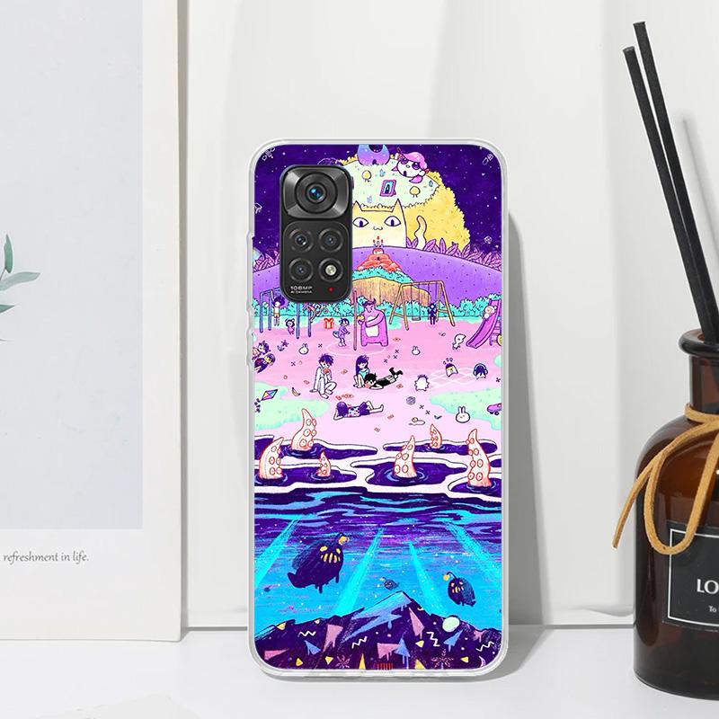 Game O-Omori Cartoon Phone Case For Xiaomi Redmi Note 15 13 14S 14 Pro Plus 12S 11S 10S 12 11E 10 11T Art Fundas Back Cover Redm