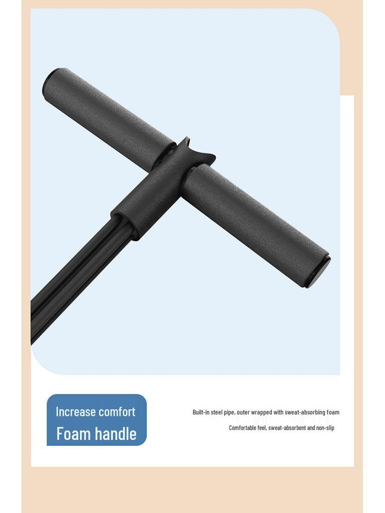 Dual Suction Cup Sit-Up Assistor with Pull Rope for Junior High Ab Workouts