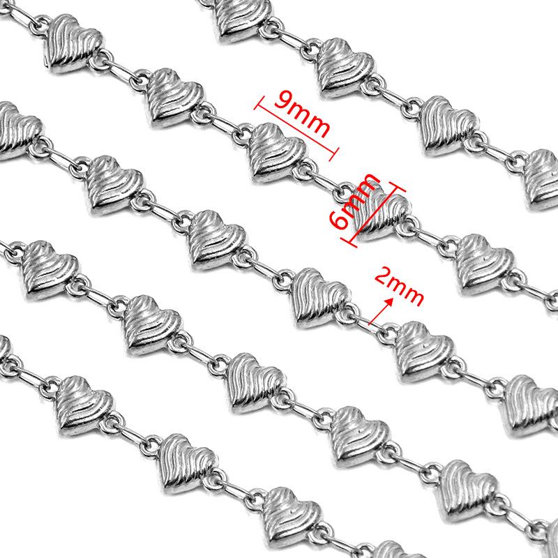 18K Gold Plated Stainless Steel Heart, Butterfly, Four-Leaf Clover, Shell Chain Bracelet/Necklace, 50cm.