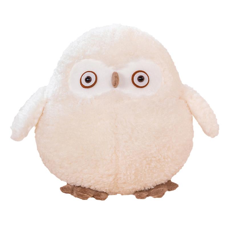 Chubby owl doll plush toy owl doll boy soothing rag doll birthday gift