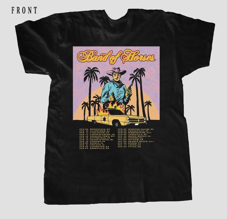 Band of Horses Tour 2025 Band Collection Gift For Fan S to 5XL Tshirt Unisex T-Shirt L