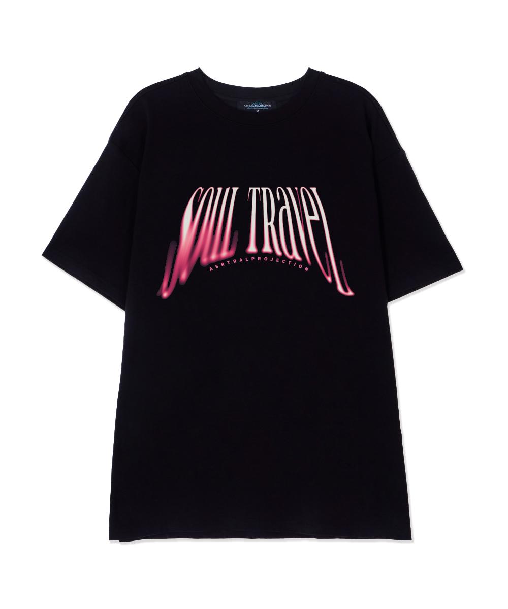 Astral Projection Soul Travel Supima Cotton Round Neck Short Sleeve T-Shirt_Black L