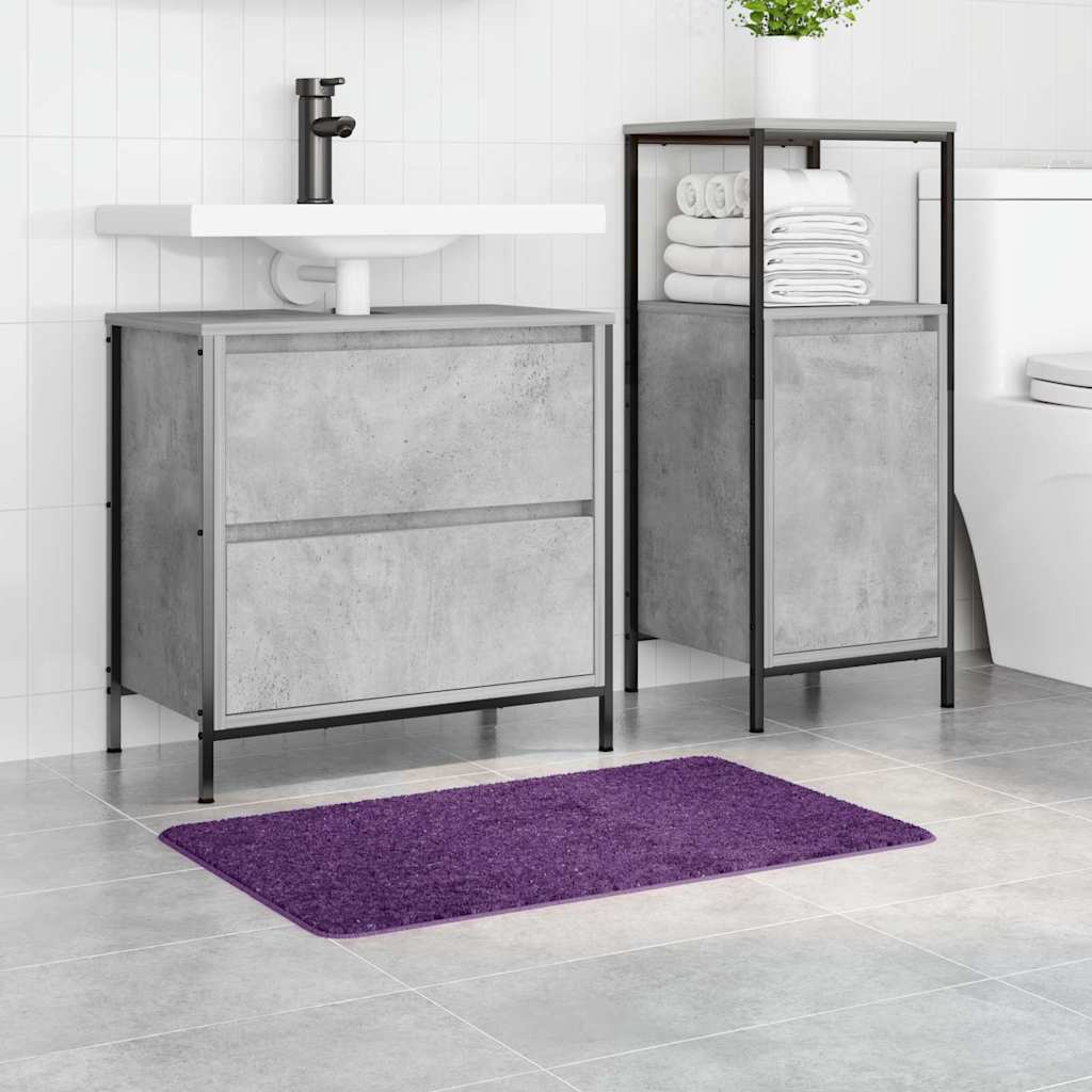Rutschfeste Badematte Lila 50 x 80 cm PP