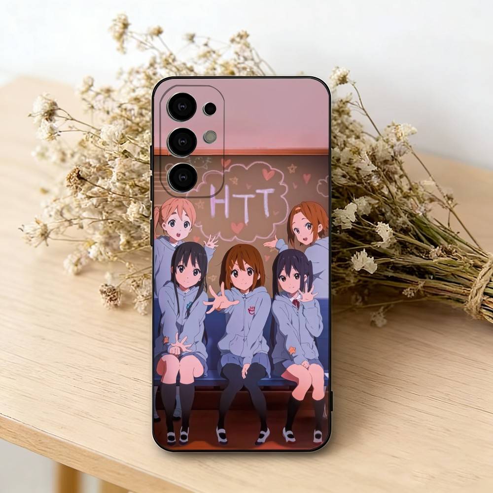 K-K-on! Anime Phone Case Black Silicone Soft For Samsung S25,S24,S21,S22,S23,S30,Ultra,S20,Plus,Fe,Lite