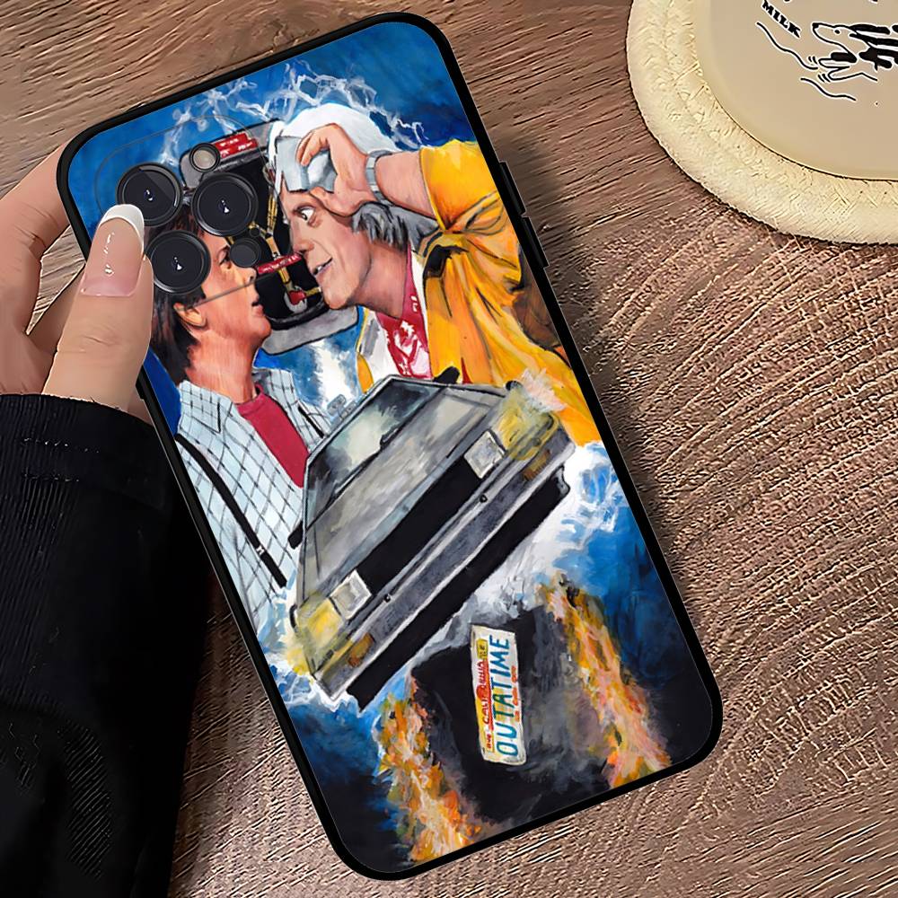 

Back To The Future Phone Case For IPhone 16 17 Air 15 14 13 12 11 Pro Max 16E Plus Fundas iPhone 13