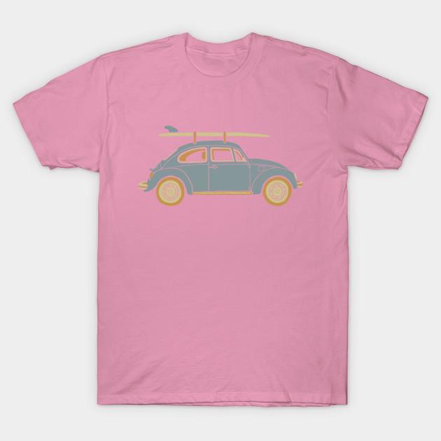 Dámské tričko Surf Auto Harajuku Potisk Kawaii Tričko Léto Krátký rukáv Dámské tričko Top