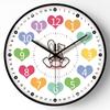 25cm Wall Clock Living Room Simple Children's Early Education Clock Home Bedroom Super Quiet Cute Clock Wall