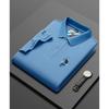 STORN Luxe Borduur Heren Poloshirt Zomer Dun Ademend 100% Katoen Zwart Marineblauw Kraag Korte Mouwen Tops Merk Kleding