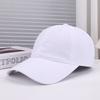 New Spring and Summer Solid Color Simple Washed Soft Top Breathable Baseball Cap Outdoor Travel Leisure Comfortable Sunshade Sunscreen Cap