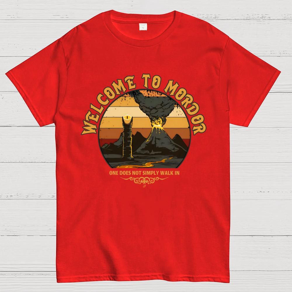 Welcome To Mordor Cotton Summer Casual Cool Loose T-Shirt