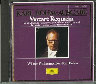 CD KARL BOHM MOZART  Mozart Requiem 311112 POLYDOR Japan Classical Used