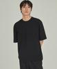 Liua [Premium Cp20] Semi-Overfit Short Sleeve T-Shirt (Black)