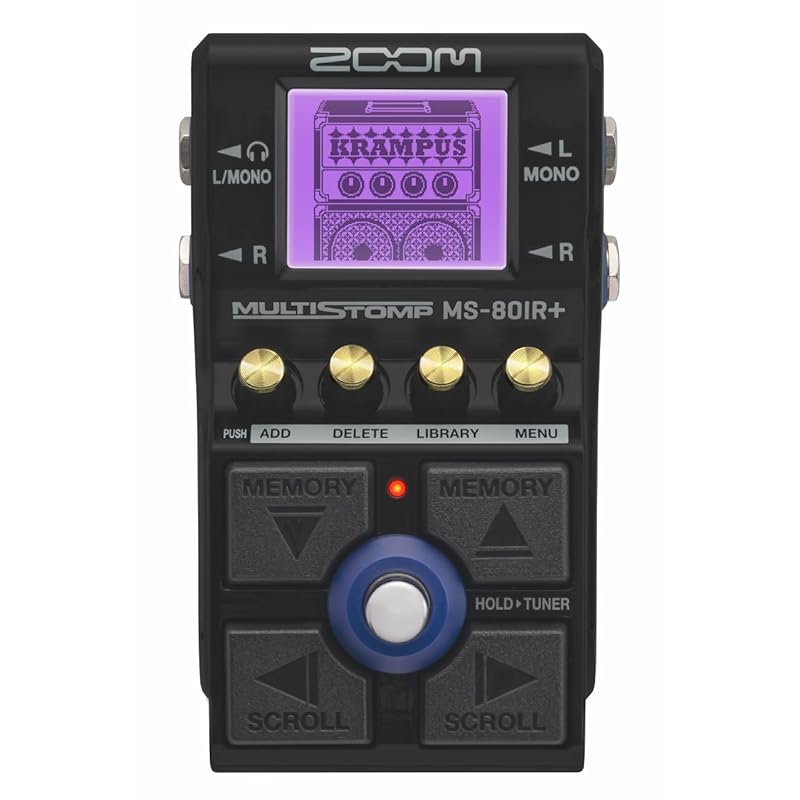 

ZOOM zoom MS-80IR+ multi stomp pedal black black Built-in 23 types of guitar amp models Amp & Cabinet Simulator