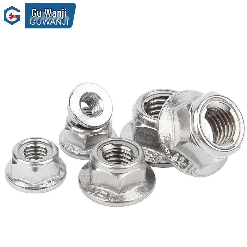 GUWANJI Stainless Steel Hex Flange Lock Nut