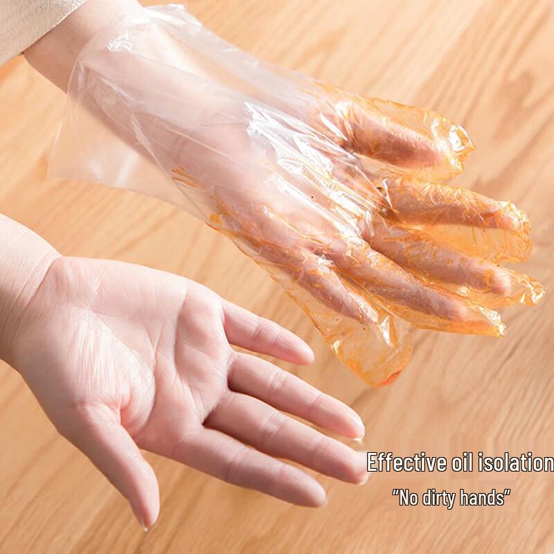 Einweghandschuhe aus lebensmittelechtem Polyethylen, 300 Stück