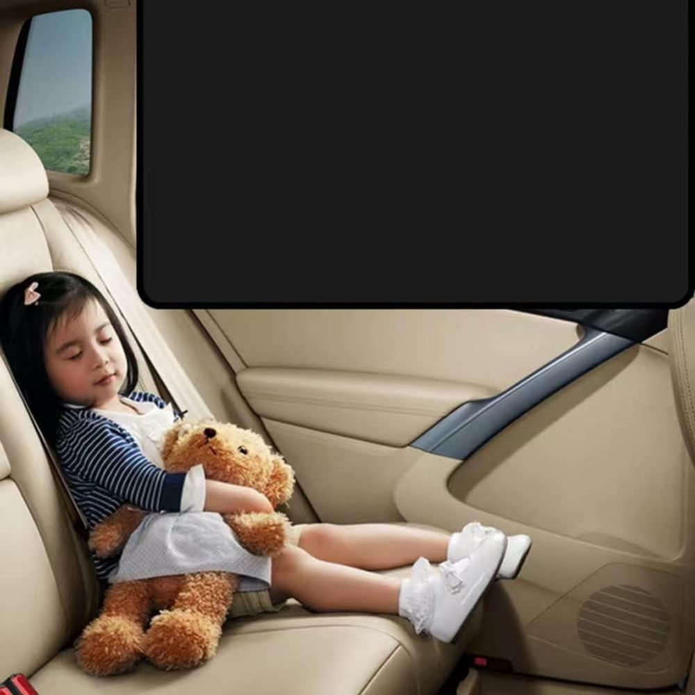 Car Side Window Sun Shades Window Sunshades Privacy Curtains, 100% Block Light Front&Back 4pcs