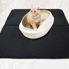 Cat Litter Mat EVA Double-Layer Cat Mat Litter Trapper Mats With Waterproof Bottom Layer Non-slip Pet Litter Cat Bed Mat