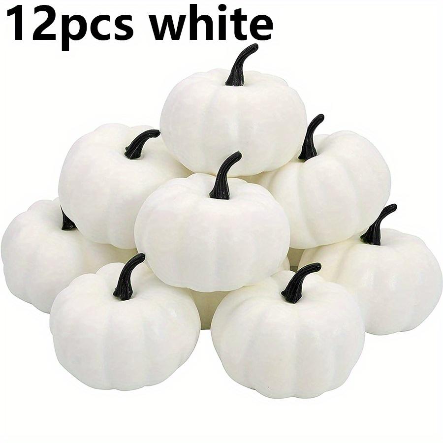6/12pcs 5.5cm Artificial Pumpkin Winter Harvest Ornament Home Party Scene Bar Stage Decoration DIY Vegetable Craft Halloween JXB