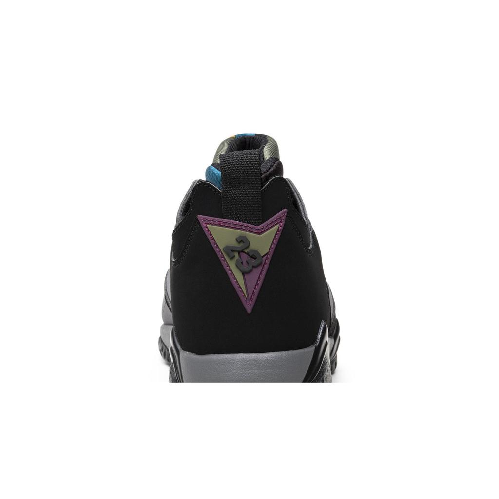 Air Jordan 7 Retro Low NRG 'Bordeaux' (Unisex) Black / Light Graphite-Midnight Vintage Basketball Shoes AR4422 034