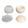 Stampo in Silicone Traslucido per Progetti di Tazze a Forma di Palla Sportiva, Forma Divisa per Espositori in Resina e Artigianato in Gesso Fai-da-te