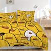 3pcs Duck Pattern Bedding Set, Breathable and Soft, Suitable for All Seasons, Ideal for Home Use, Suitable for Bedroom Decor Yy250821223