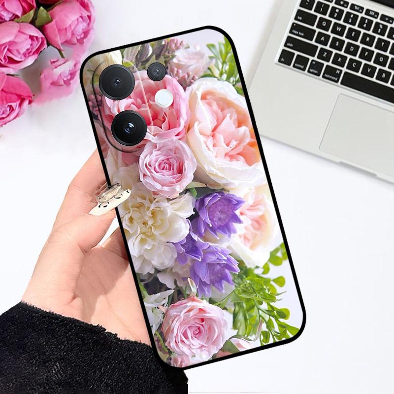 For VIVO T4 Pro T4Pro 5G Case V2510 Fashion Cute Cartoon Soft Silicone TPU Back Cover Coque For VIVO V60 V 60 VIVOV60 Phone Bags