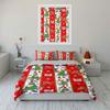 Santa, Reindeer, Christmas Trees. Bedding Sets Duvet Cover Sets Duvet Covers Pillowcases(1 * Duvet Cover 2 * Pillowcases Without Duvet Insert)